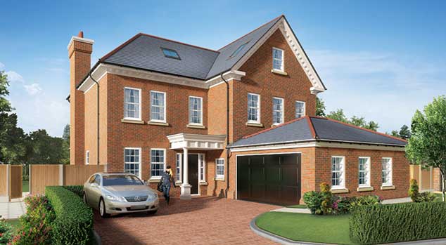 Detached house CGI