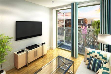 Interior CGI image Balcony