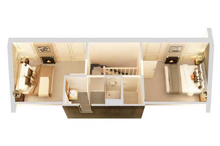 CGI image of Second floor layout